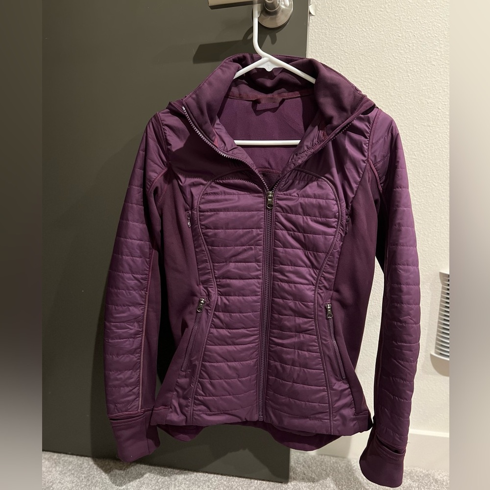 Lululemon Purple Down Stretch Jacket - Size 4
